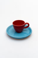 karavan planet fall winter 26' collection greek coffee set blue red ceramic