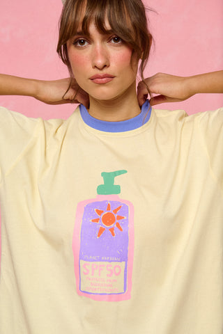 karavan clothing fashion planet homeware spring summer 26 nai collection sunscreen tee yellow situationship