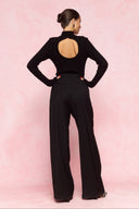 karavan fall winter 26' collection gabby knitted top black