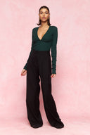 karavan fall winter 26' collection leanna top green