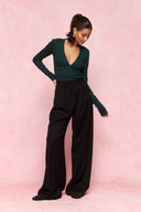 karavan fall winter 26' collection leanna top green