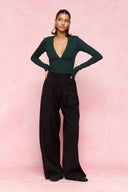 karavan fall winter 26' collection leanna top green