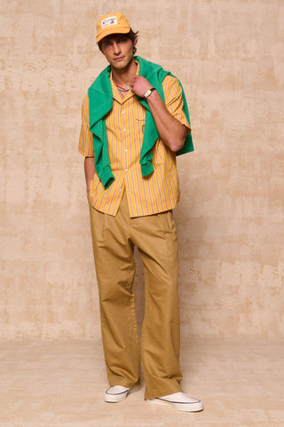 karavan clothing fashion spring summer 26 men nai collection collin shirt yellow
