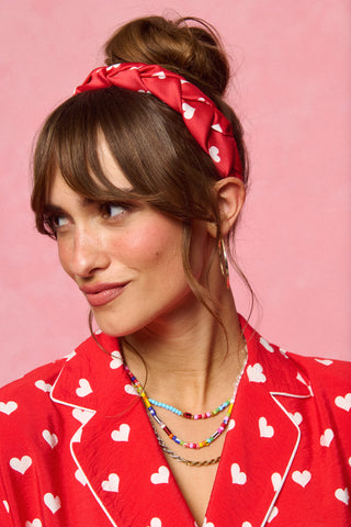 Mamou Headband (Polka Red)