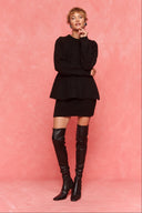 karavan fall winter 26' collection lucita knitted cardigan black