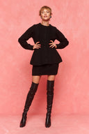 karavan fall winter 26' collection lucita knitted cardigan black