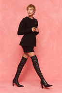karavan fall winter 26' collection lucita knitted cardigan black