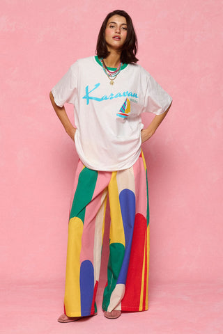 karavan clothing fashion spring summer 26 nai collection hilda trousers multicolor block stripes