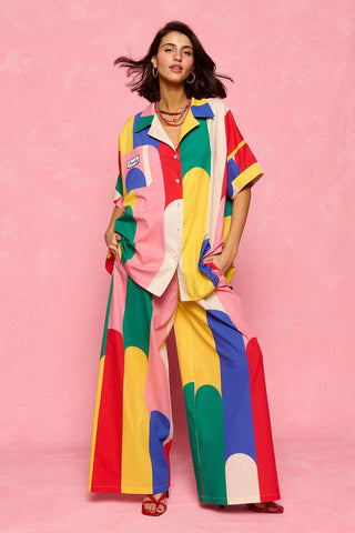 karavan clothing fashion spring summer 26 nai collection hilda trousers multicolor block stripes