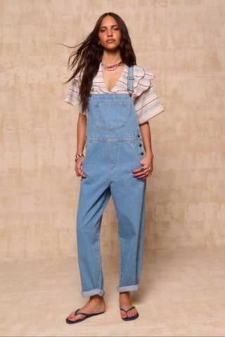 karavan clothing fashion spring summer 26 nai collection himari dungarees light blue denim