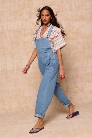 karavan clothing fashion spring summer 26 nai collection himari dungarees light blue denim