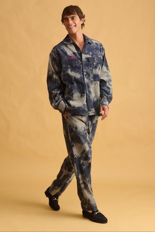 karavan clothing fashion fall winter 25 homecoming men collection hank shirt blue bleach