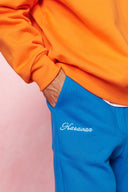 karavan men fall winter 26' collection mathew sweatpants blue