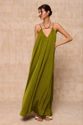 karavan clothing fashion spring summer 26 nai collection ifigenia dress olive