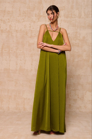 karavan clothing fashion spring summer 26 nai collection ifigenia dress olive