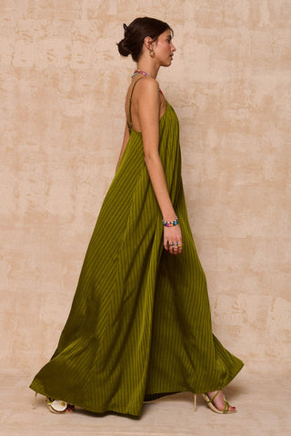 karavan clothing fashion spring summer 26 nai collection ifigenia dress olive