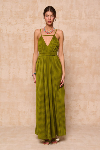 karavan clothing fashion spring summer 26 nai collection ifigenia dress olive