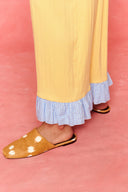 karavan fall winter 26' collection indie pants lemon yellow
