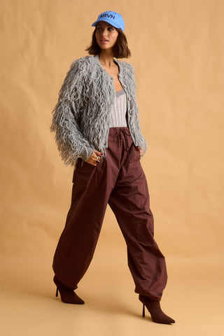 karavan clothing fashion fall winter 25 krvn homecoming collection charlie knitted bodysuit grey