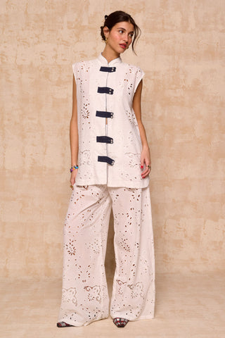 karavan clothing fashion spring summer 26 nai collection irina trousers off white