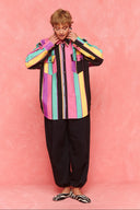 karavan fall winter 26' collection chelsea shirt multicolor stripes
