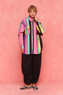 karavan fall winter 26' collection chelsea shirt multicolor stripes