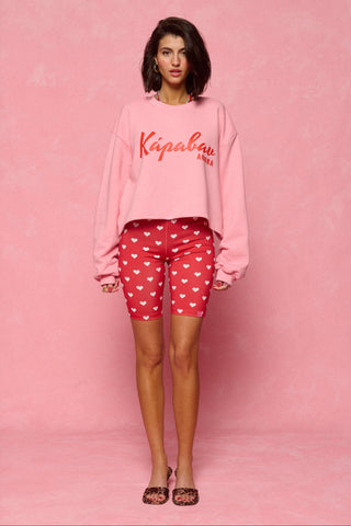 karavan clothing fashion spring summer 26 nai collection irma bier shorts polka hearts red