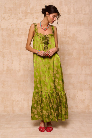 karavan clothing fashion krvn spring summer 26 nai collection iro dress green