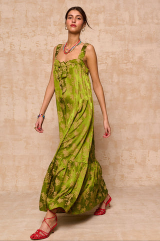 karavan clothing fashion krvn spring summer 26 nai collection iro dress green