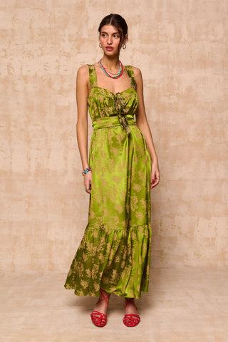 karavan clothing fashion krvn spring summer 26 nai collection iro dress green
