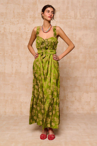 karavan clothing fashion krvn spring summer 26 nai collection iro dress green