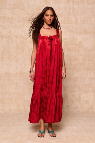 karavan clothing fashion krvn spring summer 26 nai collection iro dress red