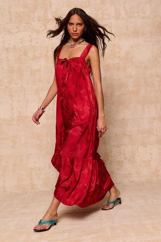karavan clothing fashion krvn spring summer 26 nai collection iro dress red
