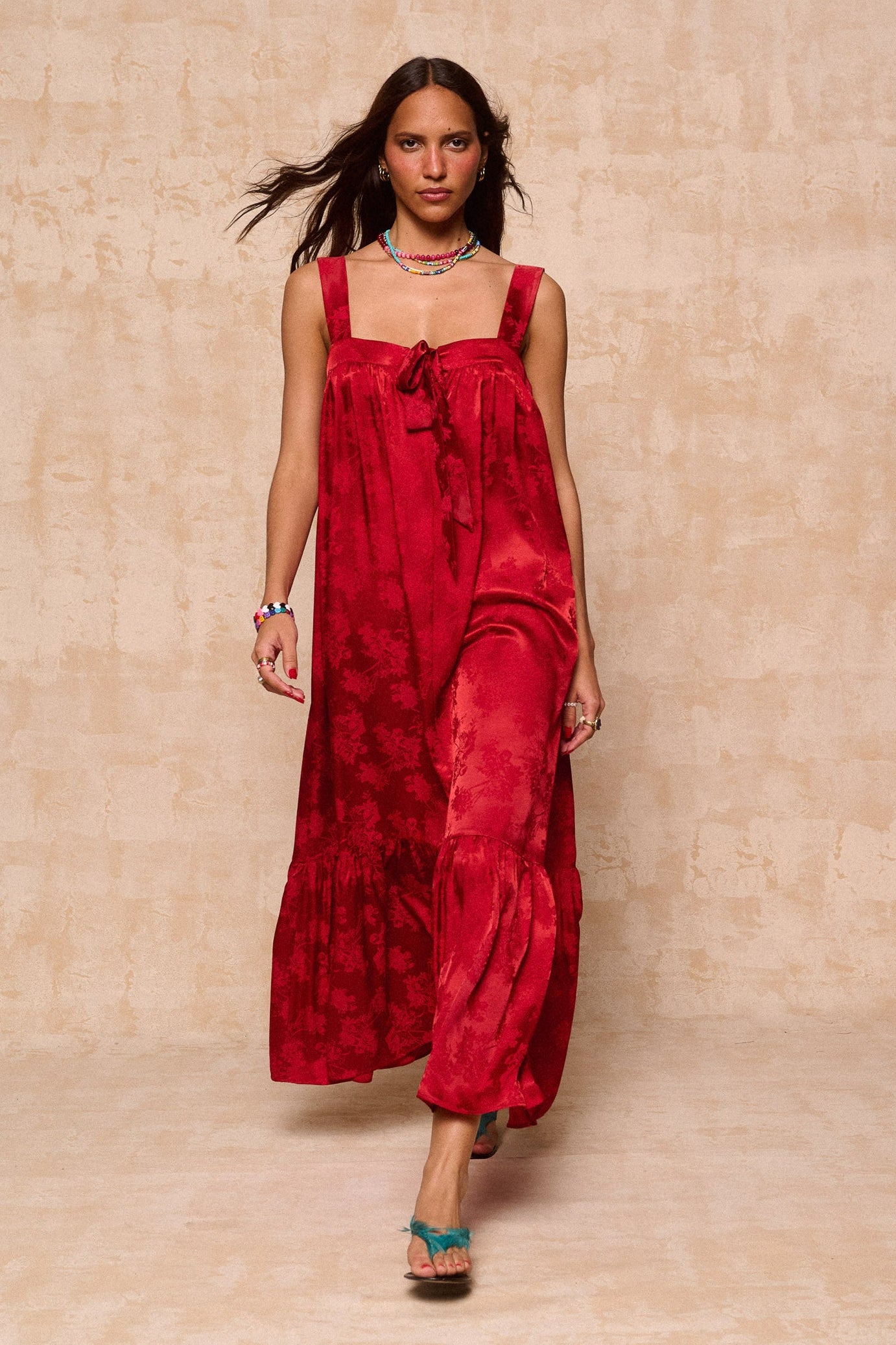 iro dress red Houle Dress