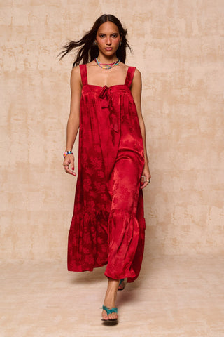 karavan clothing fashion krvn spring summer 26 nai collection iro dress red