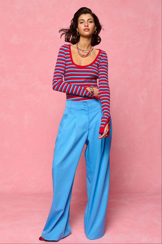karavan clothing fashion spring summer 26 nai collection isadora trousers ciel