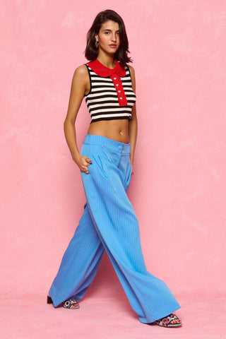 karavan clothing fashion spring summer 26 nai collection nellie knitted top black white stripes