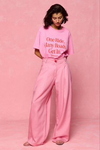 karavan clothing fashion spring summer 26 nai collection dino tee pink