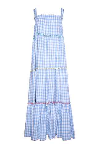 karavan clothing fashion spring summer 26 nai weekendwear collection izma dress checked ciel