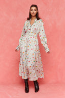 karavan fall winter 26' collection janna dress square white