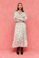 karavan fall winter 26' collection janna dress square white