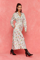 karavan fall winter 26' collection janna dress square white