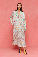 karavan fall winter 26' collection janna dress square white