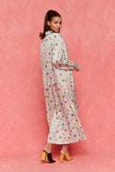 karavan fall winter 26' collection janna dress square white