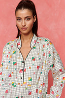 karavan fall winter 26' collection janna dress square white