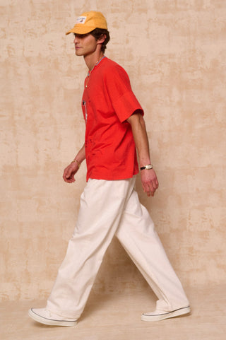 karavan clothing fashion spring summer 26 men nai collection asher tee red