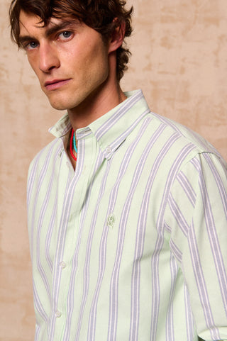 karavan clothing fashion spring summer 26 men nai collection bruce shirt mint stripes