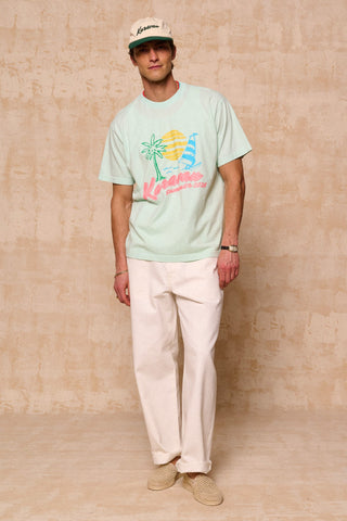 karavan clothing fashion spring summer 26 men nai collection steven tee aqua blue