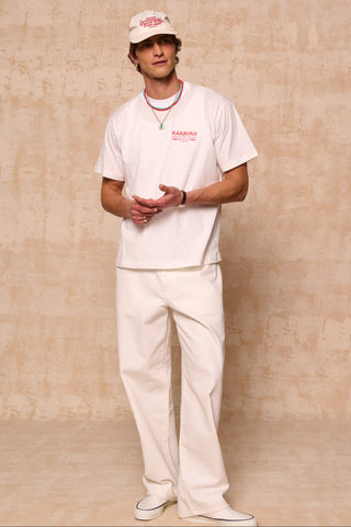 karavan clothing fashion spring summer 26 men nai collection steven tee white