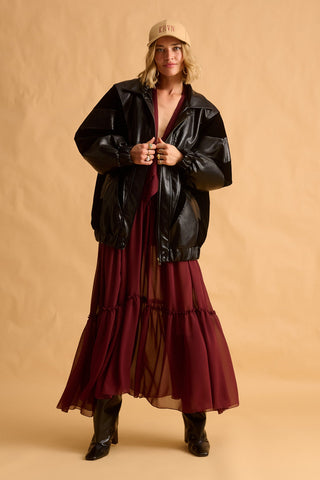 karavan clothing fashion fall winter 25 krvn homecoming collection lorraine jacket black